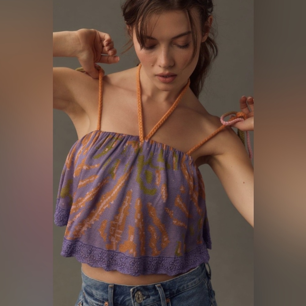 NWT Anthropologie Flounce Tank